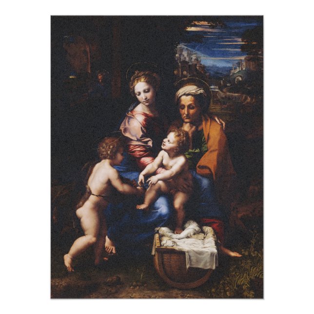 Virgin Mary and Child with John the Baptist Poster (Vorderseite)