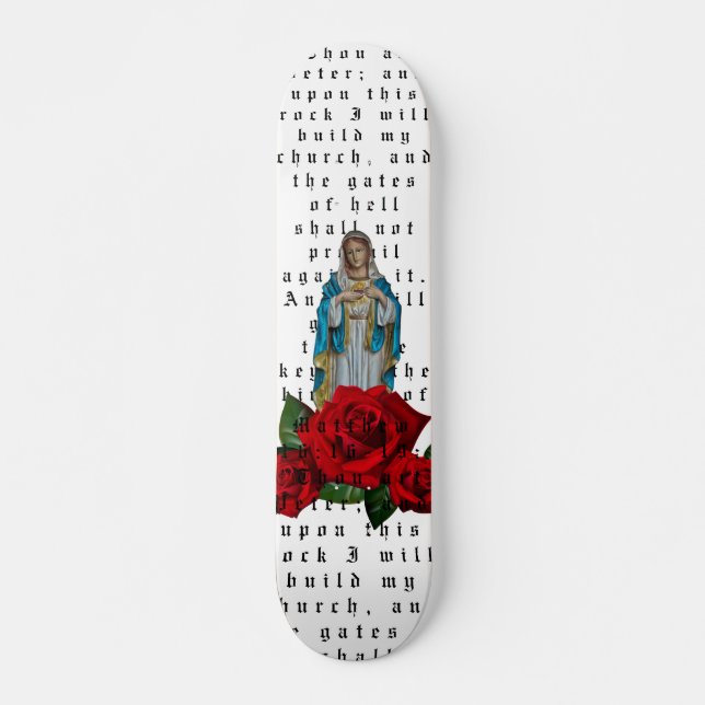 VIRGIN MARY BOARD SKATEBOARD (Vorne)