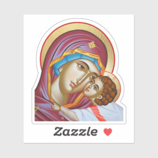 Virgin Mary Decal Theotokos Aufkleber