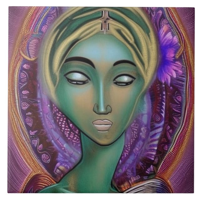 Virgin Mary  Fliese (Vorderseite)