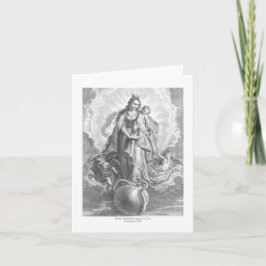 Virgin Mary Genesis 3:15 Card Karte