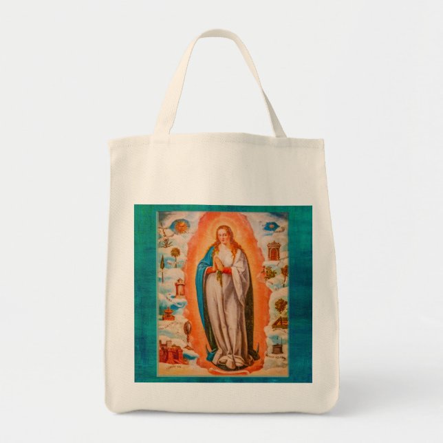 Virgin Mary Vintage tote bag Tragetasche (Vorne)