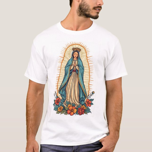  Virgin of Guadalupe Men's Tee Shirt (Vorderseite)