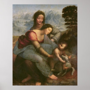 Virgin und Child with St. Anne, c.1510 Poster
