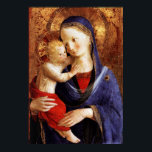VIRGIN WITH CHILD POSTER<br><div class="desc">Italian late medieval masterpiece from Fra Beato Angelico , Florence - Italy .</div>
