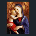 VIRGIN WITH CHILD POSTER<br><div class="desc">Italian late medieval masterpiece from Fra Beato Angelico ,  Florence - Italy .</div>