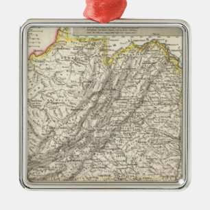 Virginia 6 ornament aus metall