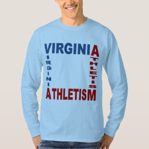 VIRGINIA ATHLETISM BLAUES BASISSHIRT T-Shirt