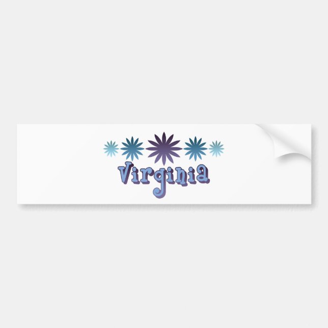 Virginia Autoaufkleber (Vorne)