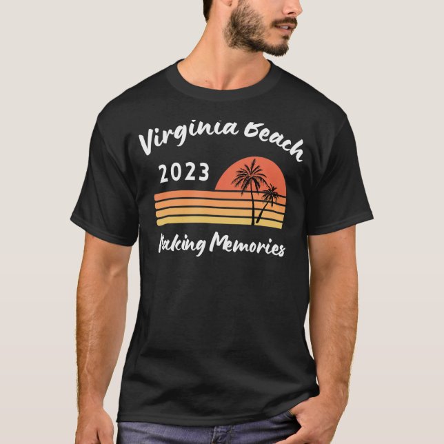 Virginia Beach 2023 Erinnerungen Wandern T-Shirt (Vorderseite)