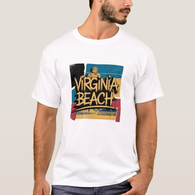 Virginia Beach Geschenk Idee T-Shirt (Vorderseite)