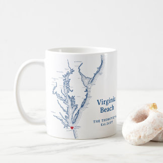 Virginia Beach Geschenk Kaffeetasse