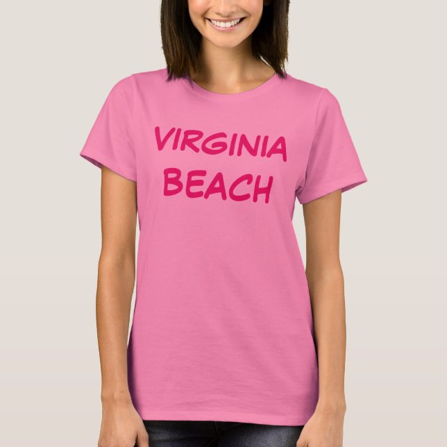 Virginia Beach Krawatte-Dye T - Shirt (Vorderseite)