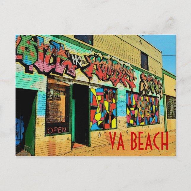 Virginia Beach Postcard Postkarte (Vorderseite)