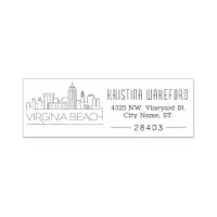 Virginia Beach | Selbstfarbige Briefmarke der benu