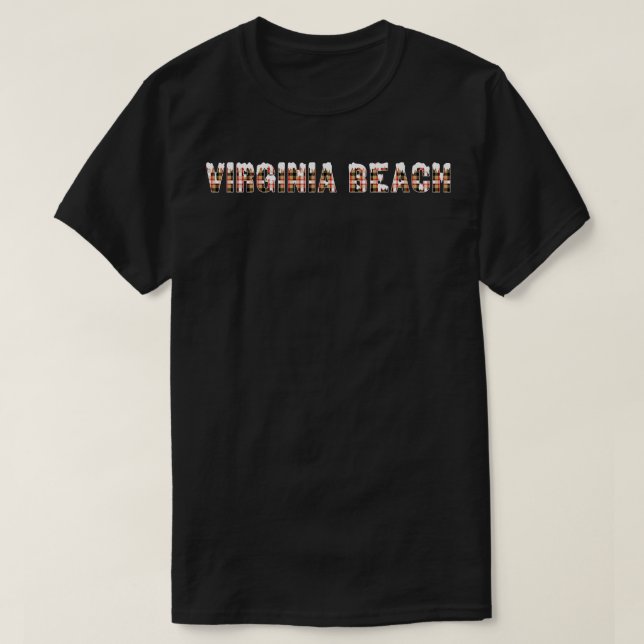 Virginia Beach Snow T-Shirt (Design vorne)