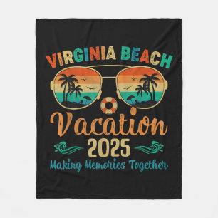 Virginia Beach Urlaub 2025 Freunde Familie Sommer Fleecedecke