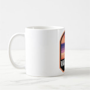 Virginia Beach VA Retro Sunset Kaffeetasse