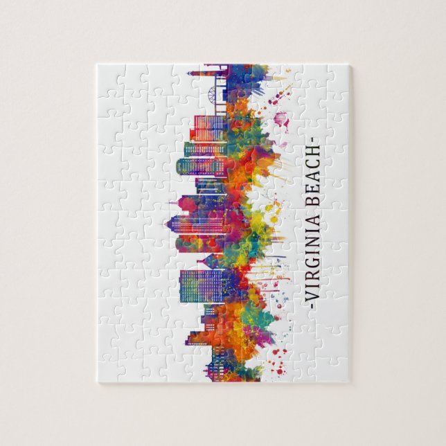 Virginia Beach Virginia Skyline (Vertikal)