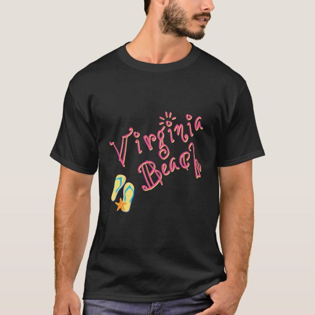 Virginia Beach Virginia Souvenirs und Geschenke T-Shirt (Vorderseite)