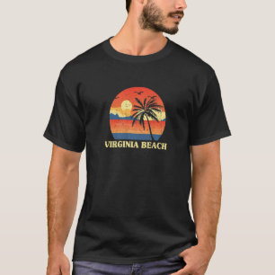 Virginia Beach Virginia Va Summer Neptune City Tro T-Shirt