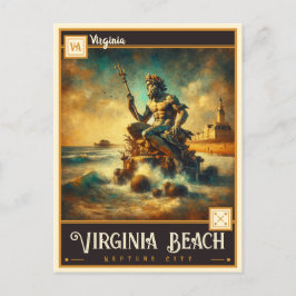 Virginia Beach, Virginia | Vintage Postkarte