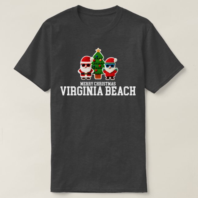 Virginia Beach Xmas T-Shirt (Design vorne)