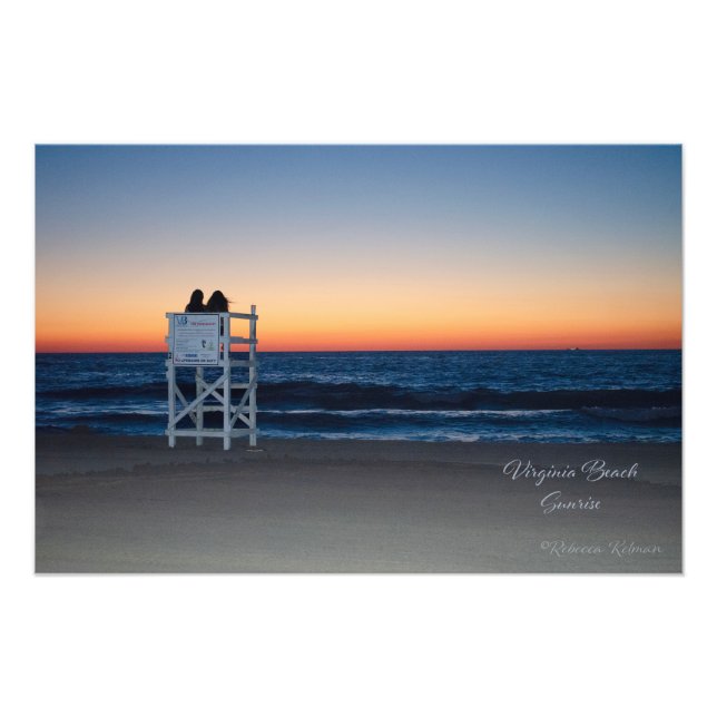 Virginia Beachsunrise Fotodruck (Vorne)