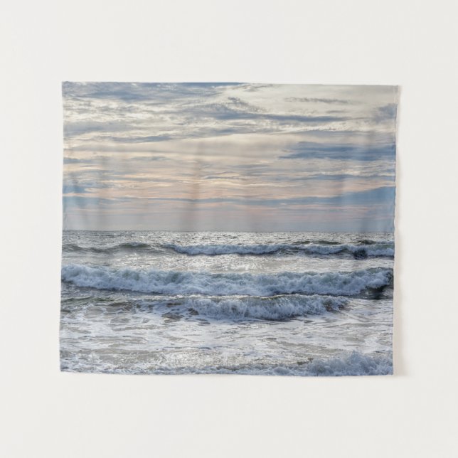 Virginia Beachsunrise Wandteppich (Vorderseite (Horizontal))
