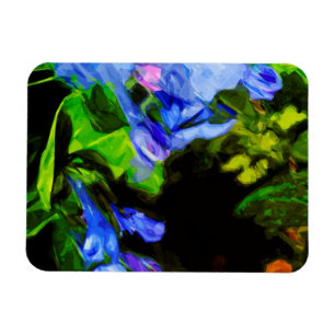 Virginia Bluebell Wildblume Impressionist Magnet