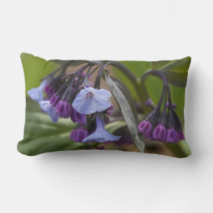 Virginia Bluebells Wildblumen Lendenkissen