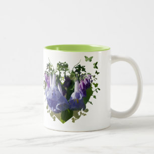 Virginia Bluebells Wildblumen Zweifarbige Tasse