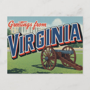 Virginia Cannon History Capitol Postkarte
