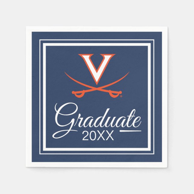 Virginia Cavaliers | ABSCHLUSS Serviette (Vorderseite)