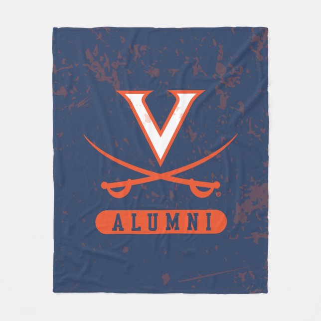 Virginia Cavaliers Alumni erschüttert Fleecedecke (Vorderseite)