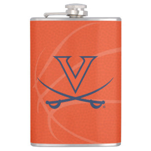 Virginia Cavaliers Basketball Flachmann
