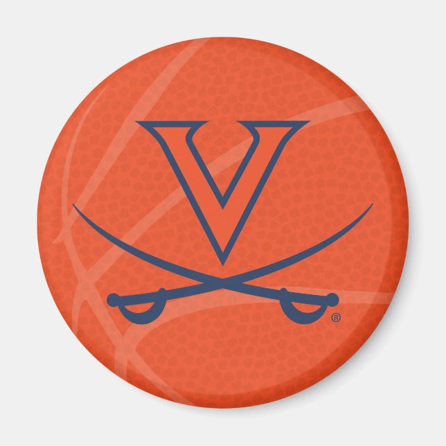 Virginia Cavaliers Basketball Magnet (Vorne)