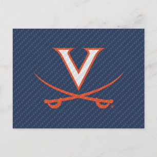 Virginia Cavaliers Carbonfaser Einladungspostkarte