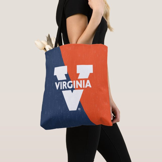Virginia Cavaliers Farbblock gestört Tasche (Von Nahem)