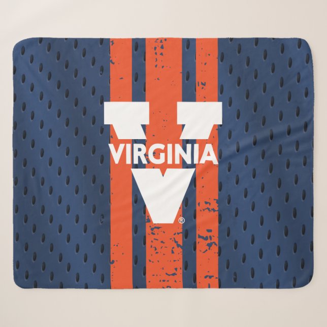 Virginia Cavaliers Jersey Sherpadecke (Vorderseite (Horizontal))