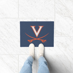 Virginia Cavaliers Kohlefaser Fußmatte