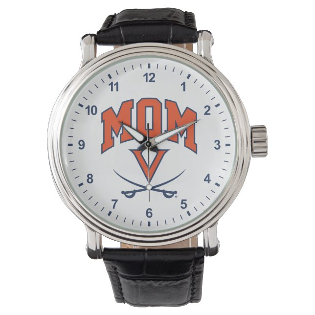Virginia Cavaliers Mama Armbanduhr (Vorderseite)