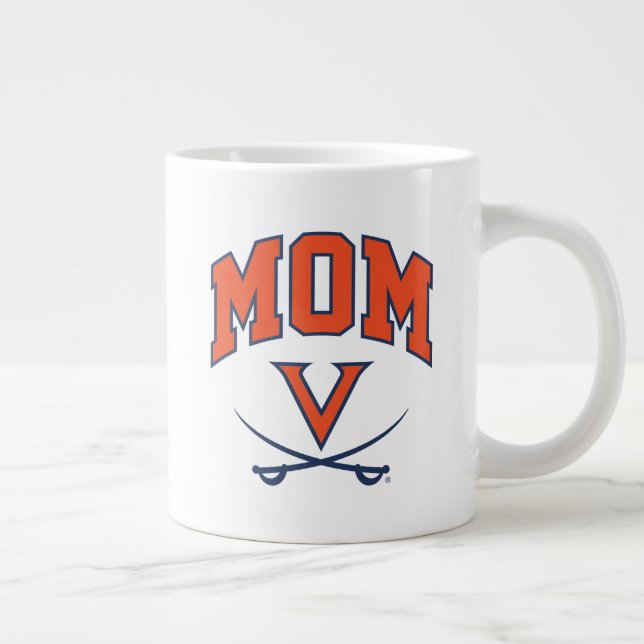 Virginia Cavaliers Mama Jumbo-Tasse (Rechts)