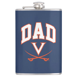 Virginia Cavaliers Papa Flachmann