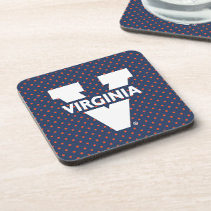 Virginia Cavaliers Polka Dots Getränkeuntersetzer
