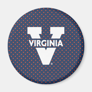Virginia Cavaliers Polka Dots Magnet
