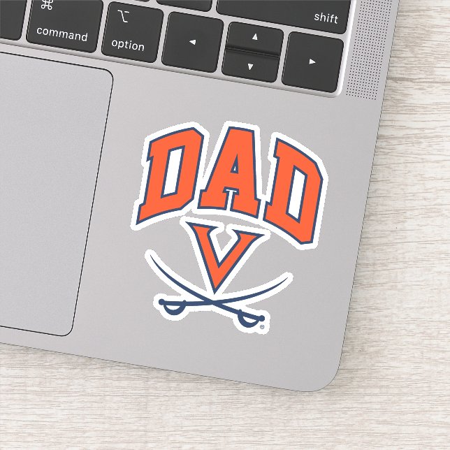 Virginia Cavaliers Vater Aufkleber (Detail)