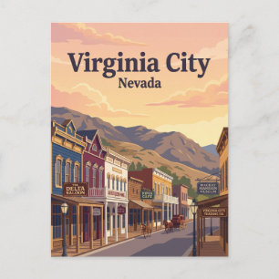 Virginia City USA Postkarte