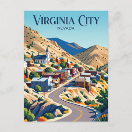 Virginia City USA Postkarte
