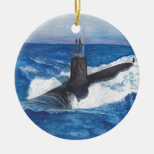 Virginia Class Warriors U-Boot Keramik Ornament